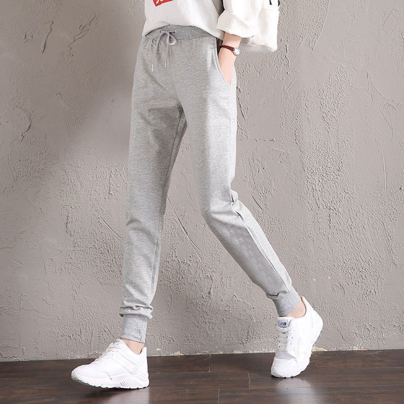 Ice Silk Sweatpants Women Pants Summer