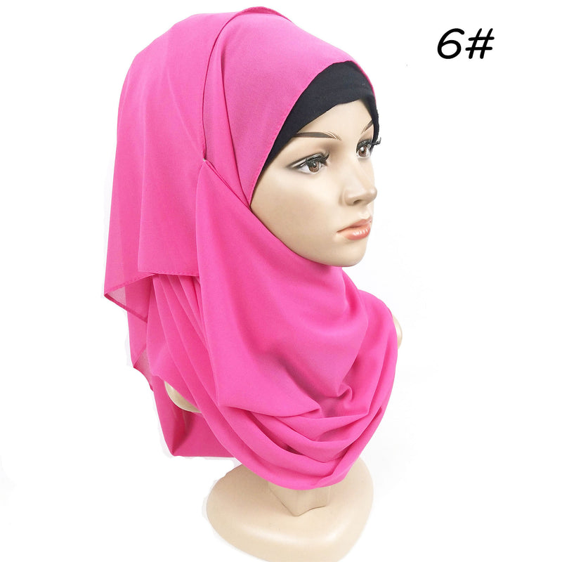 Ladies Pearl Chiffon Turban