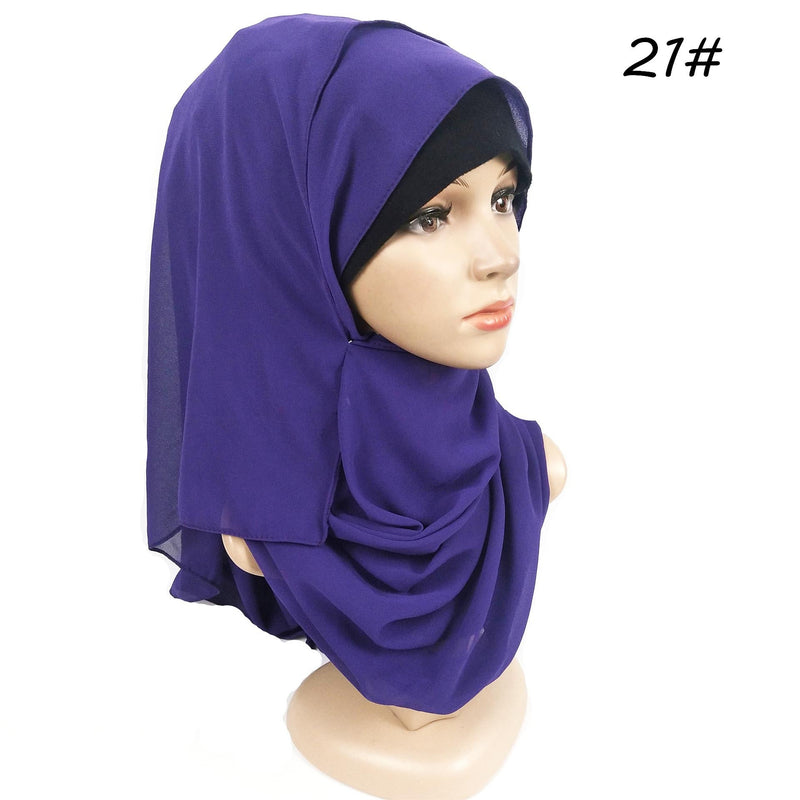 Ladies Pearl Chiffon Turban