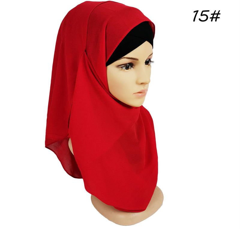 Ladies Pearl Chiffon Turban