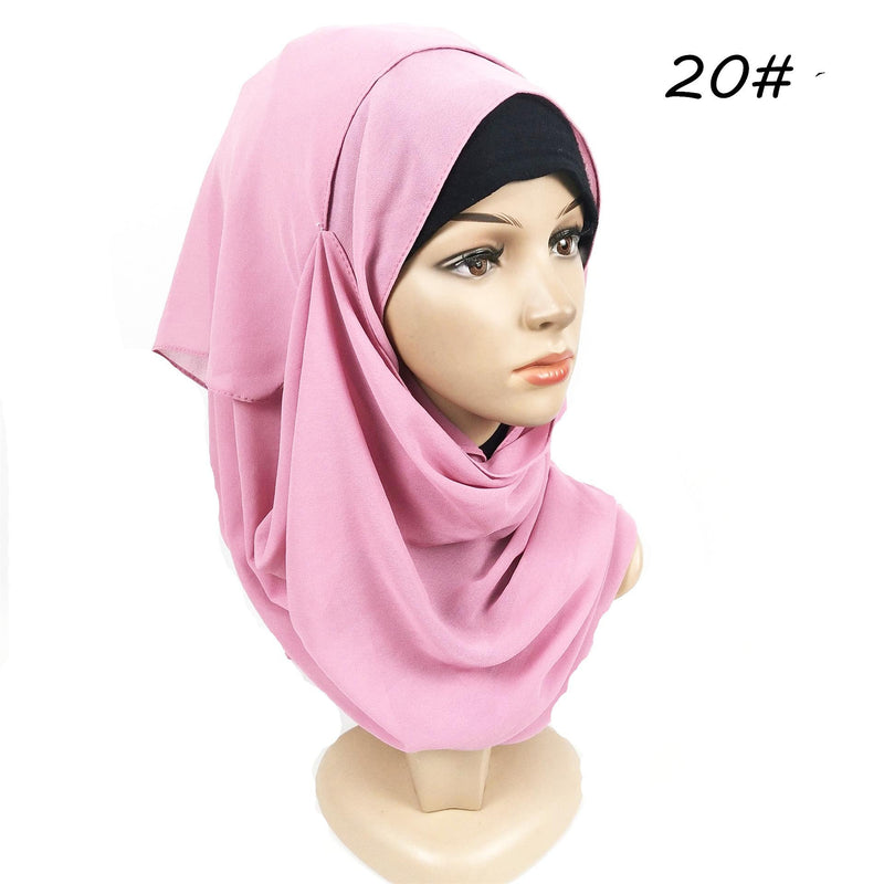 Ladies Pearl Chiffon Turban