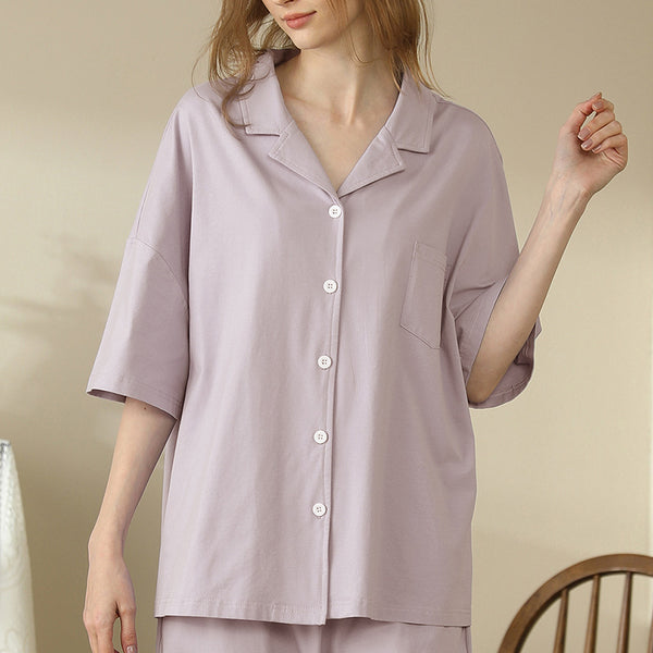 Couple Plus Size Loose Pajamas Cotton Homewear