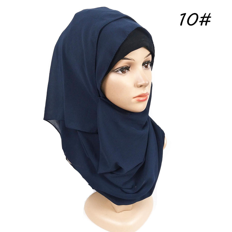 Ladies Pearl Chiffon Turban