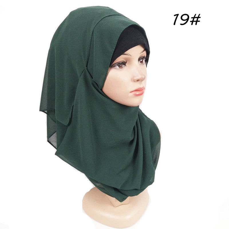 Ladies Pearl Chiffon Turban