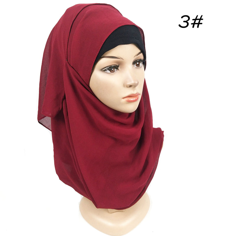 Ladies Pearl Chiffon Turban