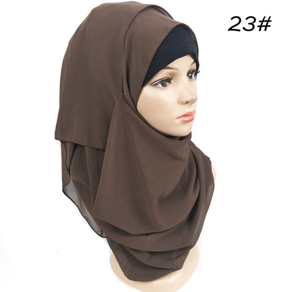 Ladies Pearl Chiffon Turban