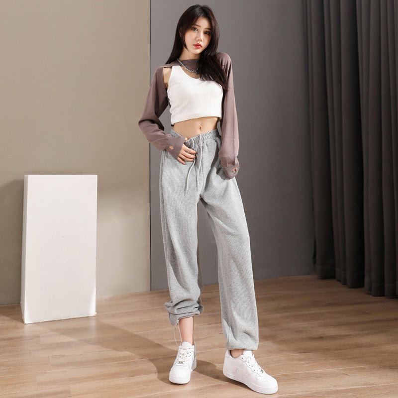 Street Fried American Loose Sweatpants Women