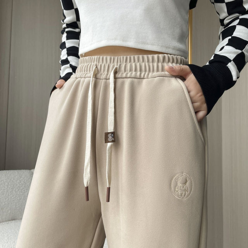 Spaceman Windproof Trousers Sweatpants For Women