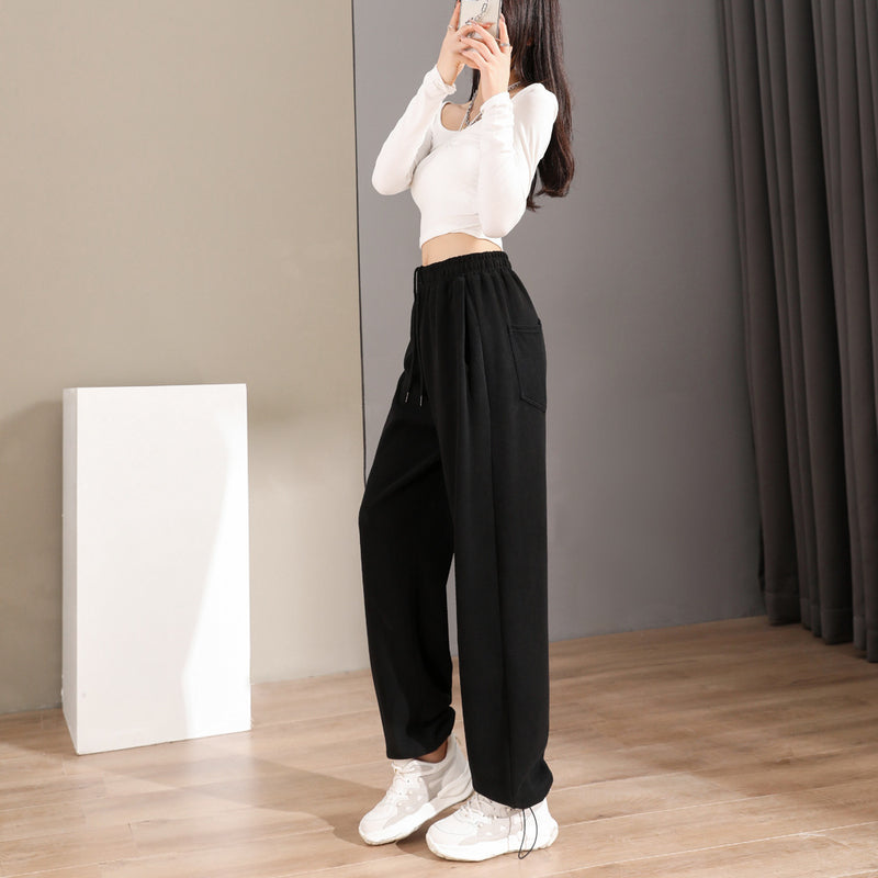 Street Fried American Loose Sweatpants Women